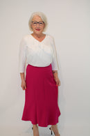 Panel Skirt - Magenta