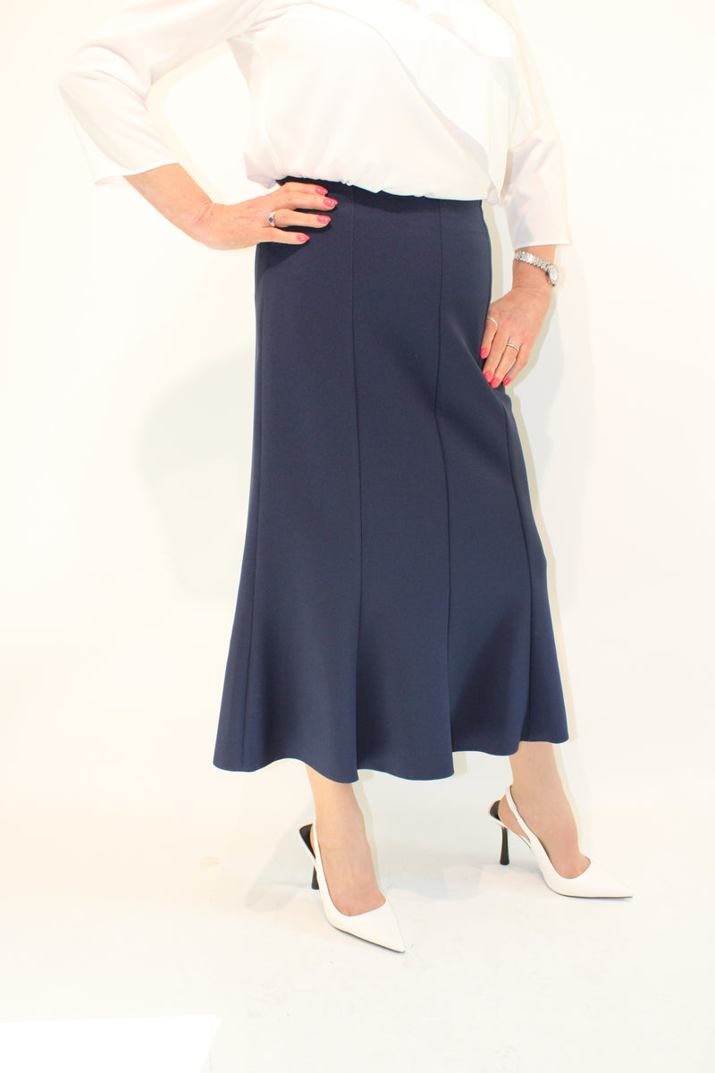 Panel Skirt - Navy