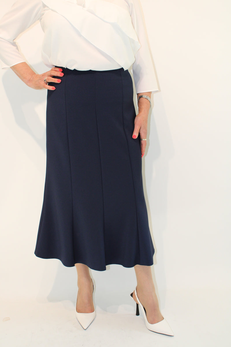 Panel Skirt - Navy
