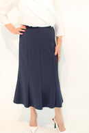 Panel Skirt - Navy