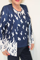 Twinset - Navy/white