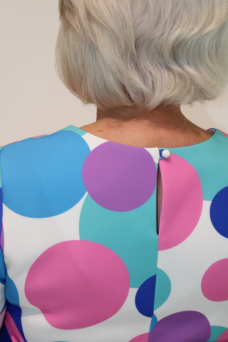 V Blouse - Cornflower