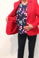 Dolores Wool Blazer - Red