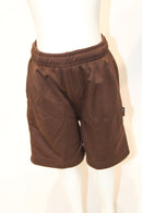 Woven School Shorts - Brown