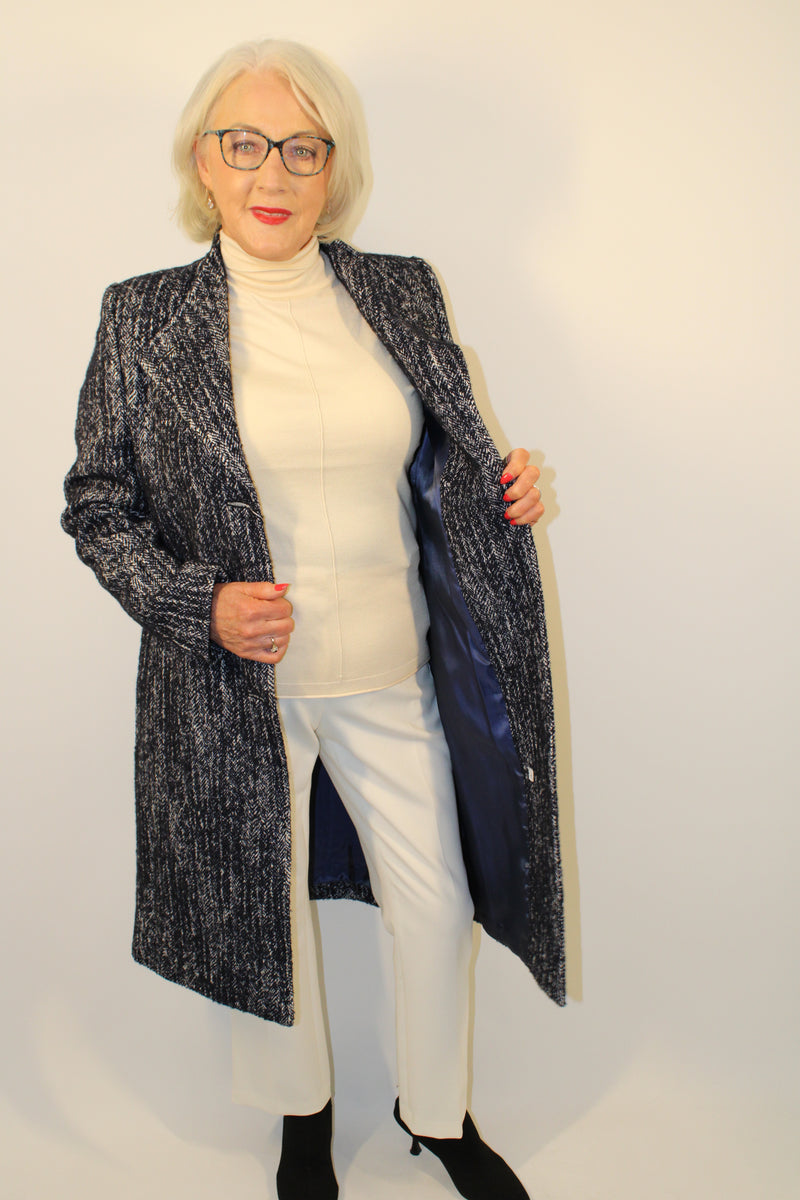 Herringbone Coat - Herringbone
