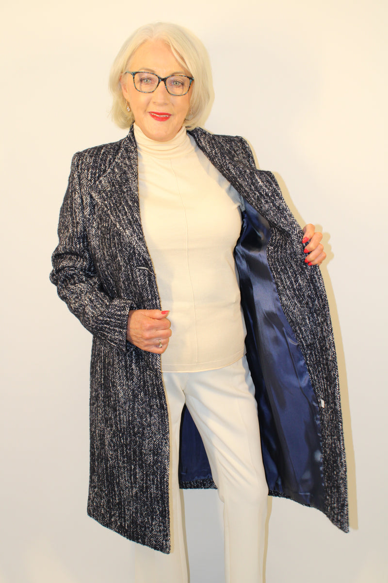 Herringbone Coat - Herringbone