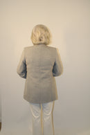 Round Neck Coat - Light Grey