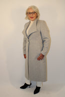 Belted Coat - Light Grey
