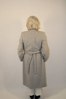 Belted Coat - Light Grey