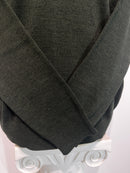 Plain V Neck Jumper - Ivy