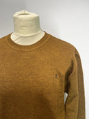 Plain Crew Neck Jumper - Nutmeg