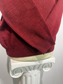 Plain Crew Neck Jumper - Mulberry