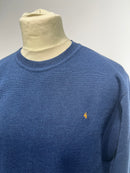 Plain Crew Neck Jumper - Atlantic