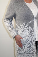 Cardigan - Grey/black