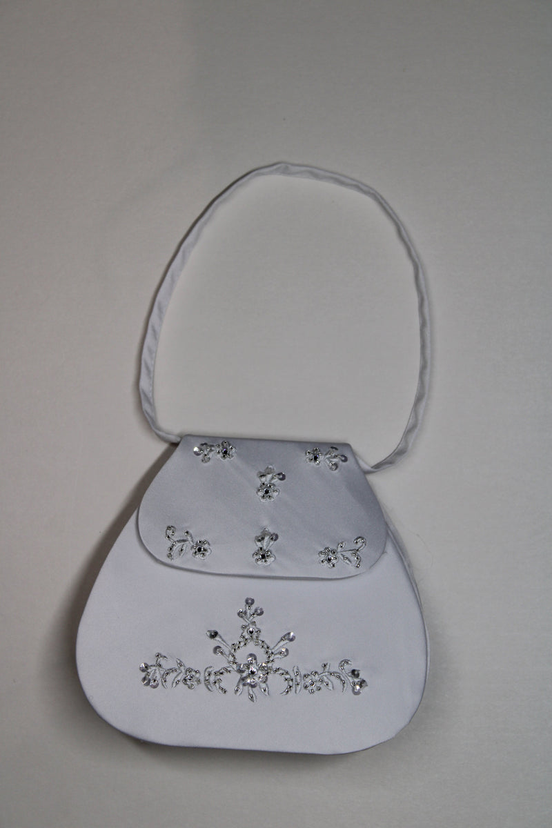 Little People Communion Bag - White