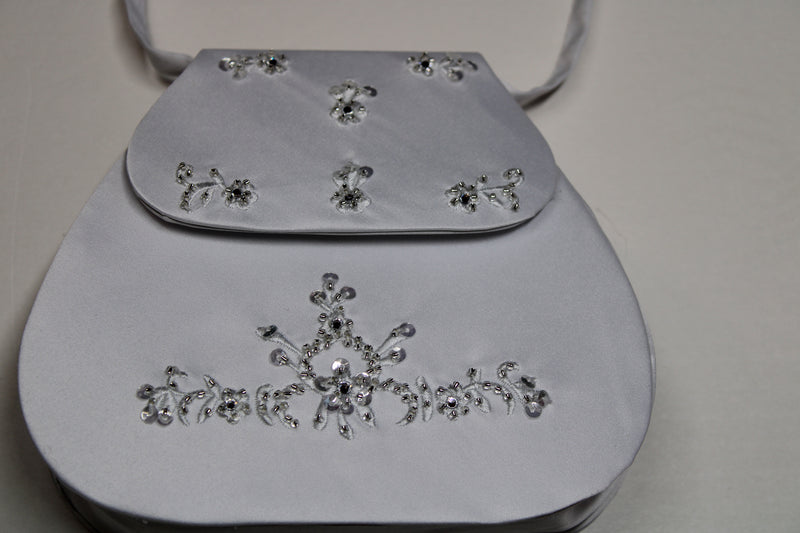 Little People Communion Bag - White