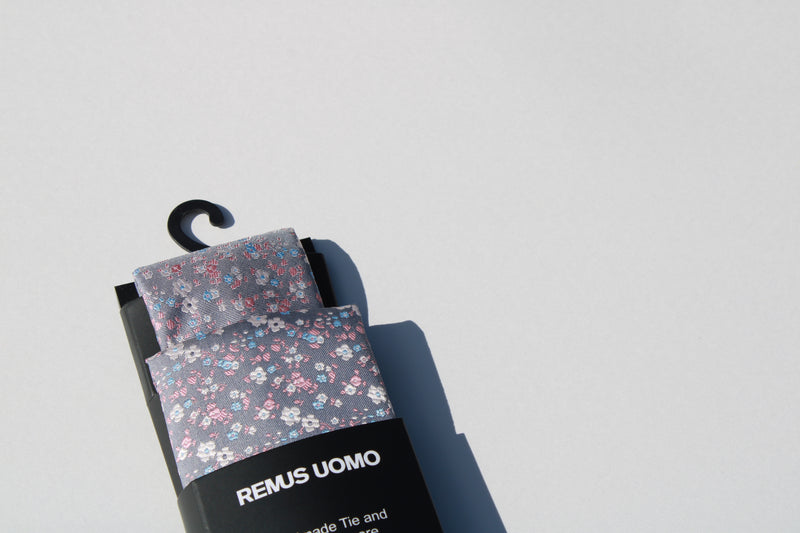 Tie & Pocket Set - Light Pink