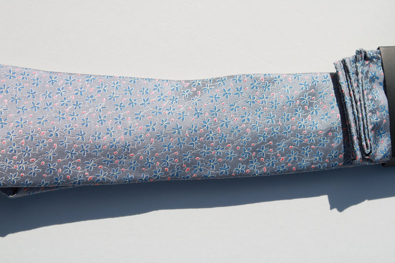 Tie & Pocket Set - Grey