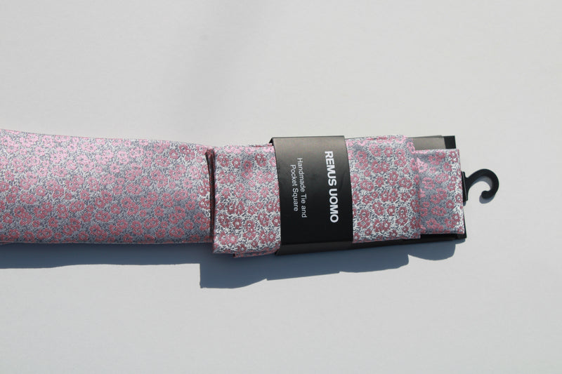 Tie & Pocket Set - Pink