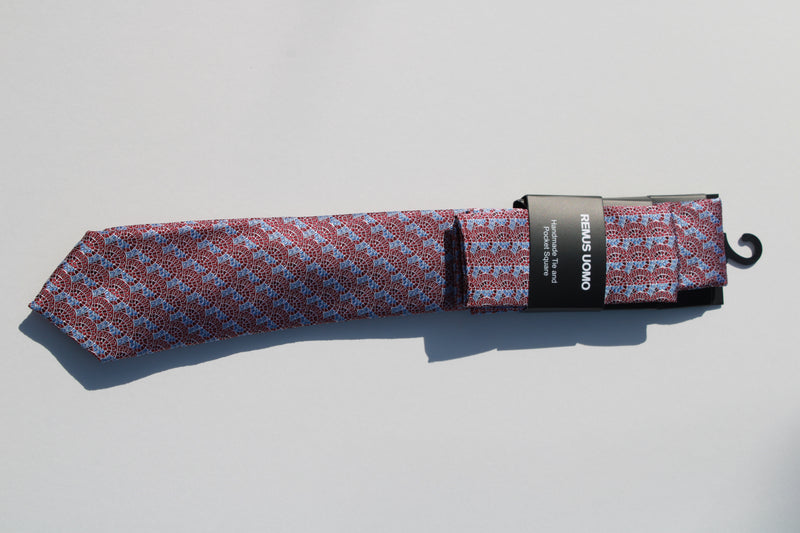 Tie & Pocket Set - Maroon
