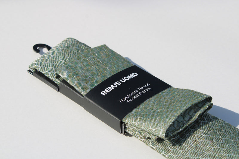 Tie & Pocket Set - Green