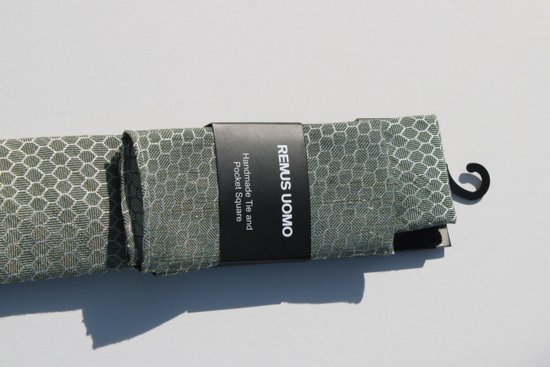 Tie & Pocket Set - Green