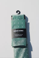 Tie & Pocket Set - Light Green Grey