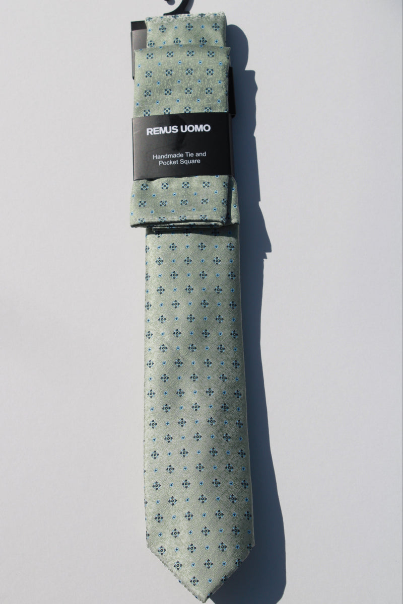 Tie & Pocket Set - Green