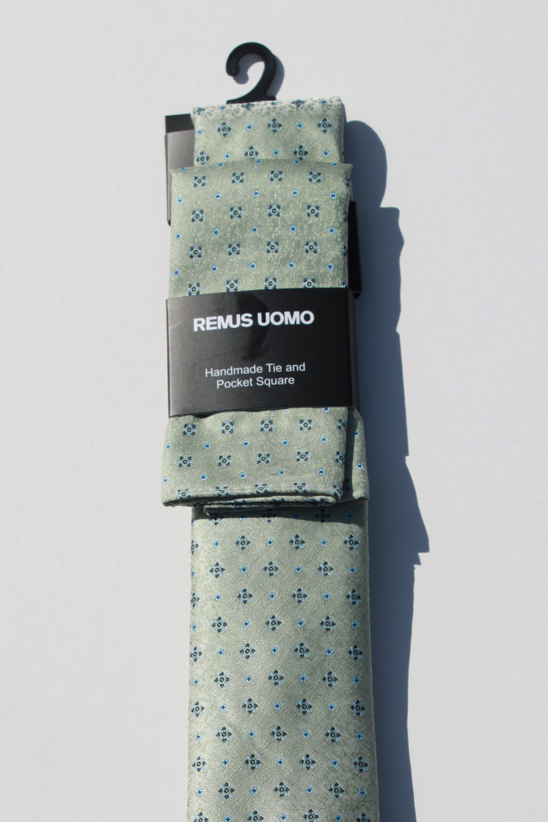 Tie & Pocket Set - Green