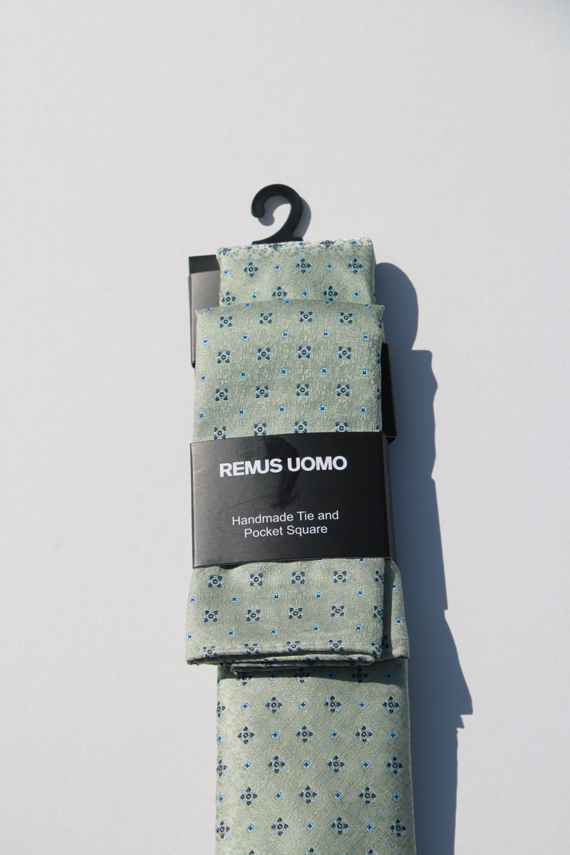 Tie & Pocket Set - Green