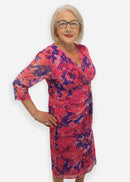 Buckle Dress - Magenta