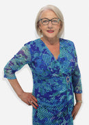 Buckle Dress - Blue