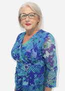 Buckle Dress - Blue