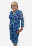 Buckle Dress - Blue