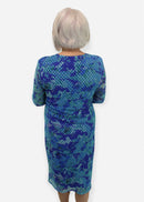 Buckle Dress - Blue