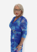 Buckle Dress - Cornflower