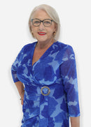 Buckle Dress - Blue