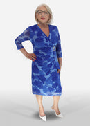 Buckle Dress - Blue