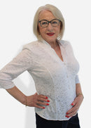 Lace Blouse - White