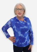 A6447 Blouse - Blue