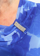 A6447 Blouse - Blue