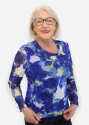 A6447 Blouse - Navy