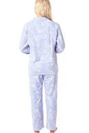 Animal Print Wincey Pyjama - Blue