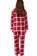 Check Wincey Pyjama - Red