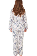 Dog Wincey Pyjama - Ivory