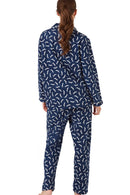 Dog Wincey Pyjama - Navy