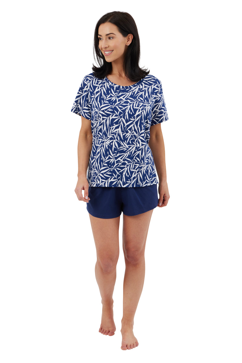 Bamboo Short Pyjama - Navy