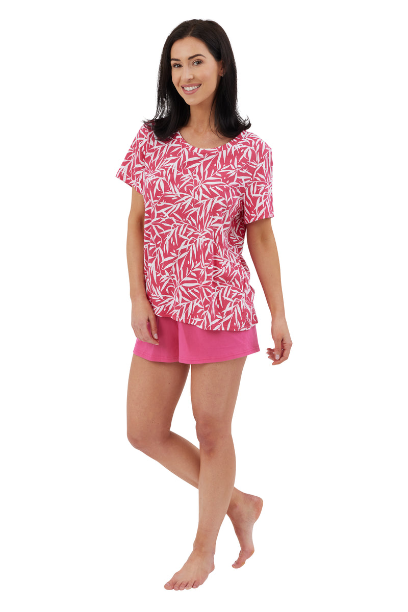 Bamboo Short Pyjama - Pink