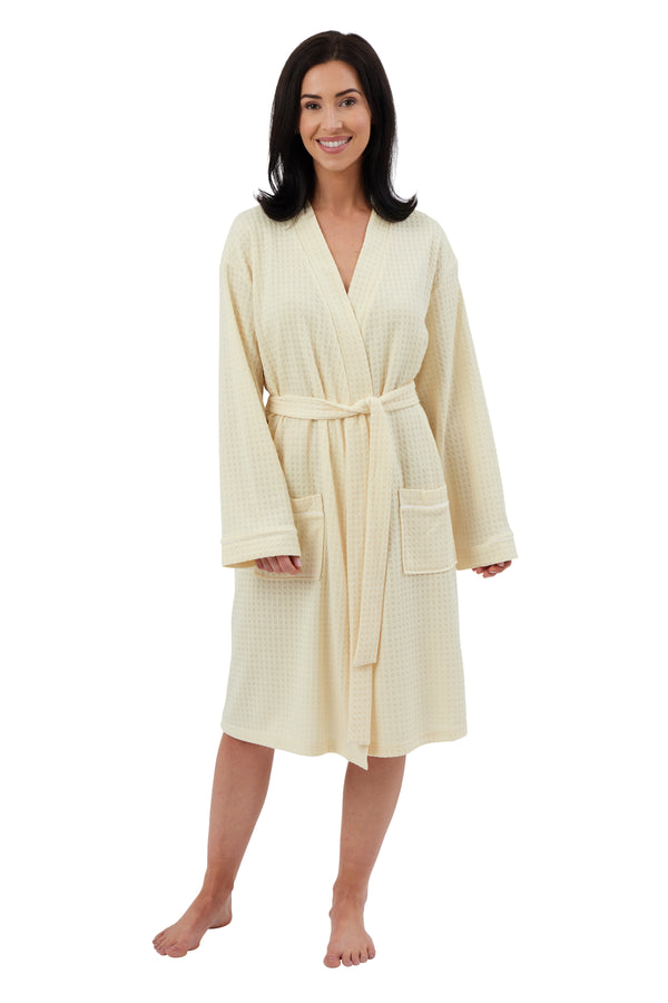Waffle Robe - Lemon