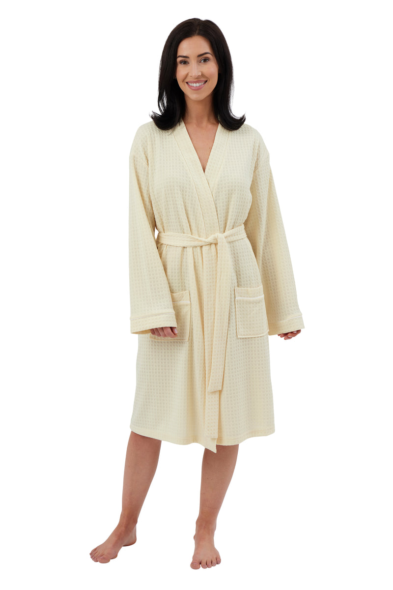 Waffle Robe - Lemon